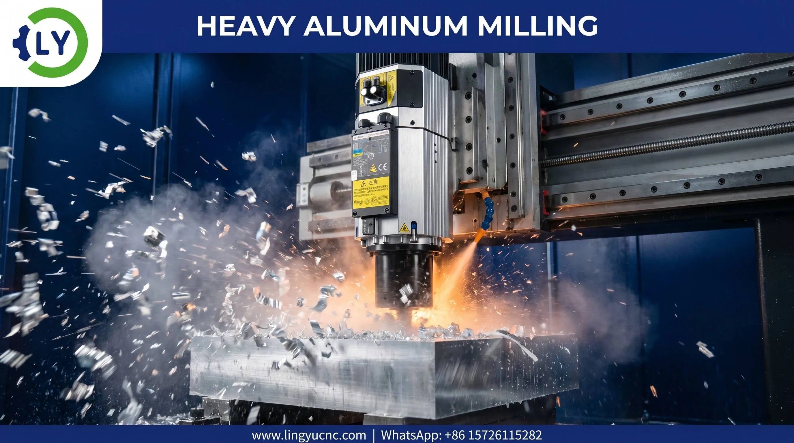 9KW ATC Heavy Aluminum Milling